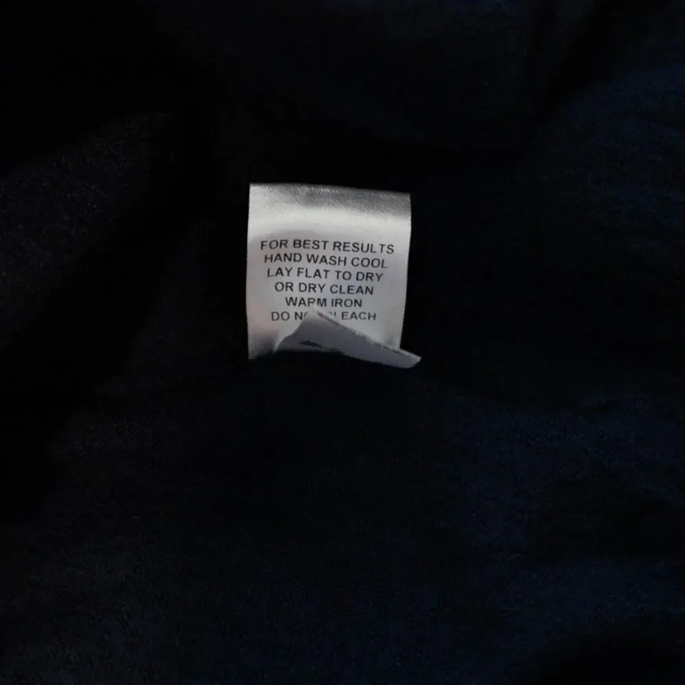 Peter Millar Merino Wool Dark Navy Blue XXL Long Sleeve Golf Sweater - Picture 7 of 8